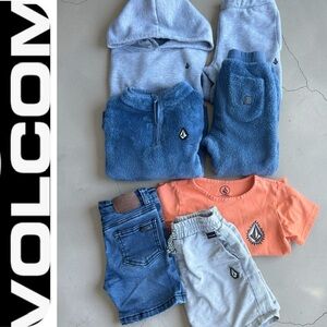 Volcom Kids Sets Bundle- Shirts, Graphic Tee, Hooded Sweatshirt & Jogger Set